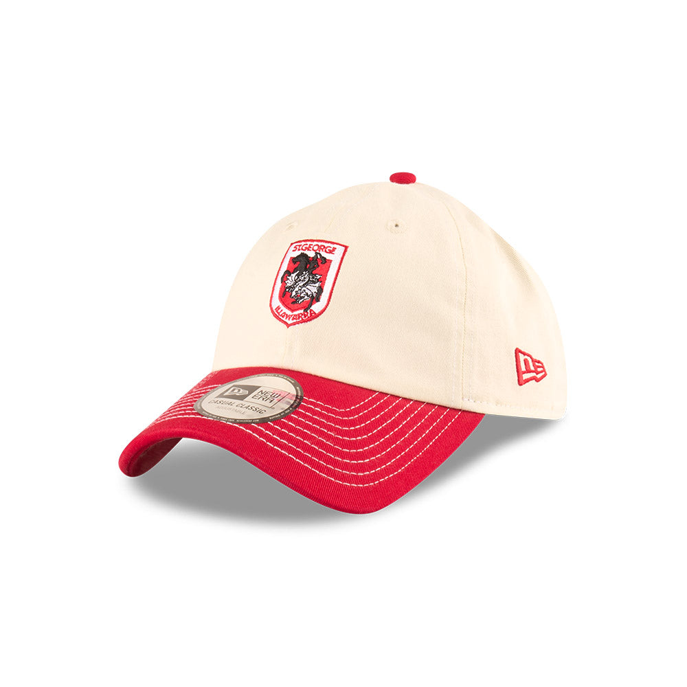 St George Illawarra Dragons Hat - 2025 NRL 2Tone Chrome Contrast Casual Classic Strapback Cap - New Era